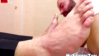 The Ultimate Foot Slave Marco Pinotti Surrenders to Thoms Domination