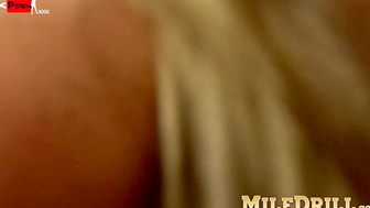 Blondie Bombshell Bonnie Brady Swallows Massive Cock in Scorching POV