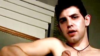 Sweaty Flex God Spreads Legs Wide for FootWorshipping CumFilled Fun