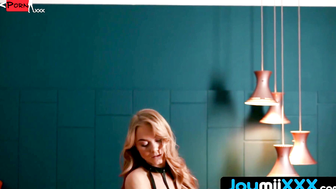 Complete porn video – JoymiiXXX.com  Seductive Siren Teases with Her Lacy Stockings  A Thrilling Encounter!