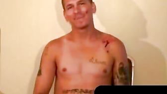 Inkredible Orgasm! Homemade XXX Video Tattooed Hunk Unleashes Beastly Boner, Cums Handful!