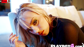 Exploding in Every Way Smoking Hot Brittany Amber Strips Off and Leaves it All