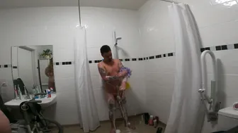 Step Milf Walks into whilst Step Son Taking A Shower and Joins him and