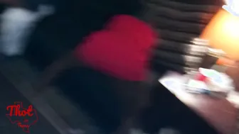 Jizzed hot African Spinner Ex-Wife after Hubby Getting Bae Lap Dance