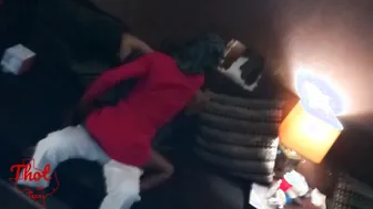 Jizzed hot African Spinner Ex-Wife after Hubby Getting Bae Lap Dance