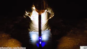 Submissive women does hard oral sex gagging and butt eating on a homemade