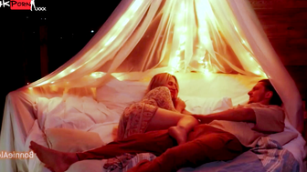 "Passionate Couple's Intimate Forest Rendezvous Leading to Mind-Blowing Mutual Climax"