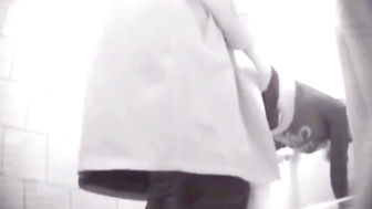 Creampie Coed Caught in the Ladies Room