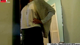 Curvy Arab Queen Trembles Before the Massive Black Stallion