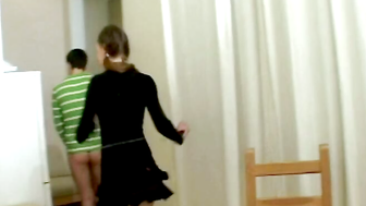 Victoria's Secret - Seductive Lingerie Model Faces Off With A Mysterious Stranger