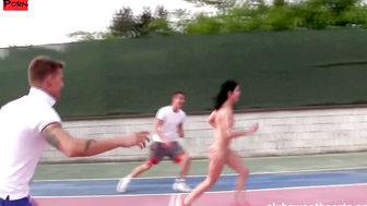 Summer Sizzler #2 - Three Way Threesome With Hot Blonde Bombshells And Soccer Star