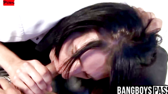BLOWOUT BACHELOR Guy Gets WorldClass Blowjob  Bucking Bronco Action!