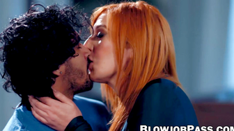Ricos Secret Session busty redhead Lauren Phillip Gets Steamrollered by Rico Hernandezs Massive Cock