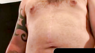 UNLEASHING THE BEAST Hairy, Mature Man Unleashes Monster Load in Epic Masturbation Session