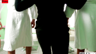 Insatiable MILF Sensation Shay Sights Satisfies Two Hungry Lovers with Sensual Spa Service