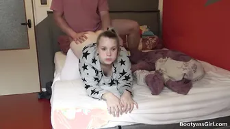 Sex into Bed with Phat Booty Step Sister
