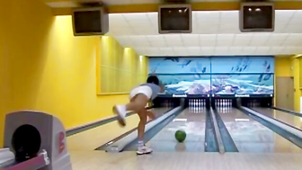 Brazilian Babe Monica's Sensual Striptease & Dance Pole Performance at The Bowl