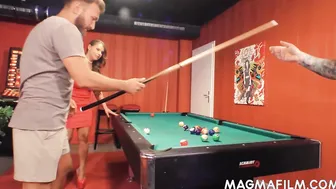 Goddess Susi getting facial cumshoted by 2 monstrous dicks