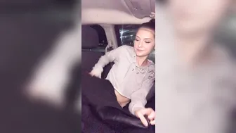 Test porn video – Stunning 19 yo trying out vibrating underwear into grocery store