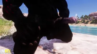Big Boobed Babes mating with Monster | Gigantic Penis Monster | 3D Porn