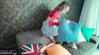 Step Sister Spy on Pure Brother inside Shower and Ride