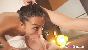 Young but lusty lovers banged each other for the cameras
