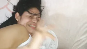 Cuckold Sharing his Fiances Butt Hole to be Boned Rough and Painful