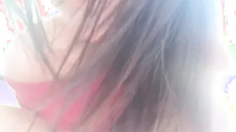 STEAPTEASE AND FINGER BANG AT BALCONY NEAR CAUGHT LUZYANN