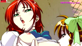  Anime Lesbian Bikinis Summer Vacations