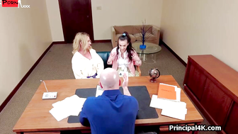Passionate Encounter between Student and Principal