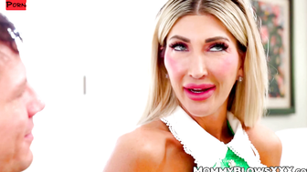 "Ink-Stained Stepmother - Sensual Blowjob & Intimate Intercourse"