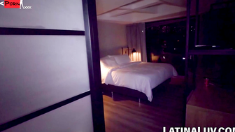 "Passionate Latin Couple - Intense Orgasm For Beautiful Brunette"
