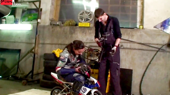A very hot mechanic