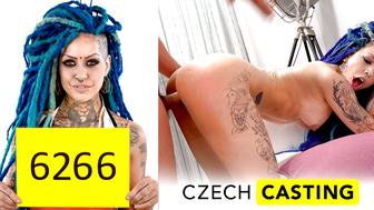 ITALIAN HOT-BLOODED tough girl at Czech Casting