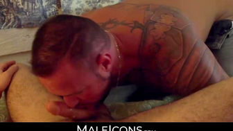 Greek God Daddy Takes on Tattooed Twink in Hardcore Anal Action