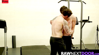 Brock's Massive Bulge Teased Then Stuffed by Hung Muscle Daddy Enzo Raw Dungeon.