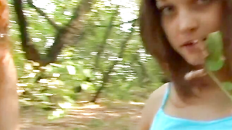 Lesbian Lovers Explore Fulfilling Forest Fantasies