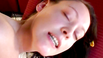 Middle-aged maiden's sensuous awaking in an erotic massage session