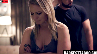 Stepdaughter Squirms Under Stepdads Powerful Stroke