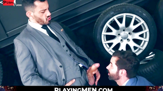 Busty Boss Lady Cristiana Frohlich Gets Her Curvy Buns Devoured by Hirsute Top!