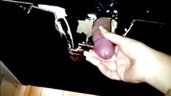 Mature Beauty Lauras Private Moment of Ecstasy in the Mens Restroom