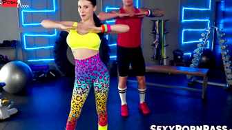 Mature Mandys Lusty Workout with Beefy Brad  Big Knockers, Big Meat, Big Action