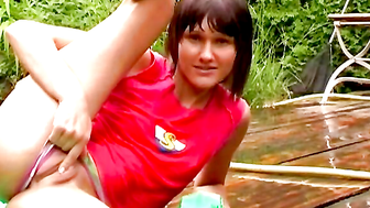 Rainy Days with Hot Wetness Debbies CoatFetish Playtime