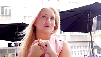 "Adorably Rough Sex - Petite Blonde Babe Denisa Gets Fucked Hard"