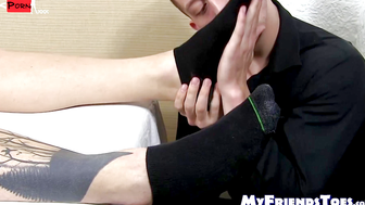 Masterful XXX Encounter Burly Bearded Stud Gets His Feet Worshipped