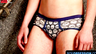 "Emotional Twinks Shower Jerk-Off Session"