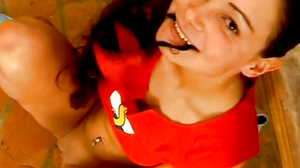 Petite Goddess Ellens Hardcore Dildo Delight