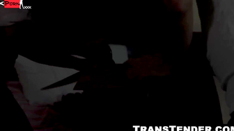 Latina Transgender Babe's Anal Play And Facial Blowjob Compilation