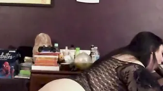 babe bbw blowing big black dick