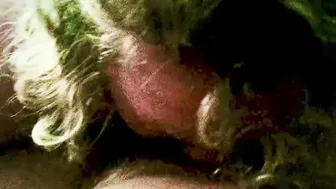 Fat fuckpig blows and gags for her reward